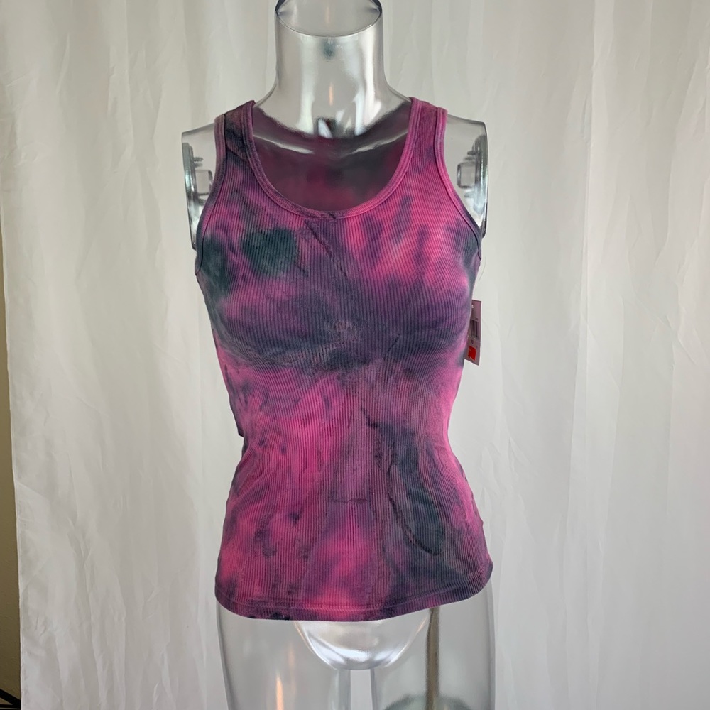 Hard tail tie dye tank top